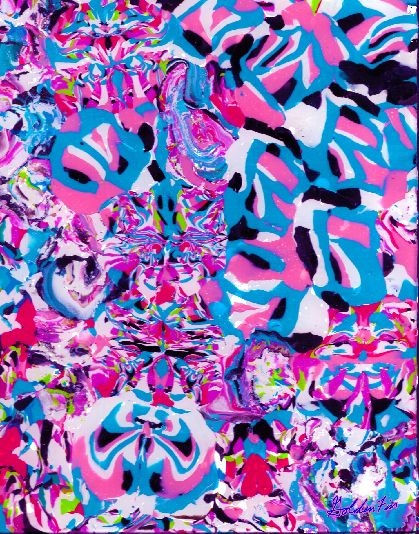 "Inside Out Again" Acrylic Print