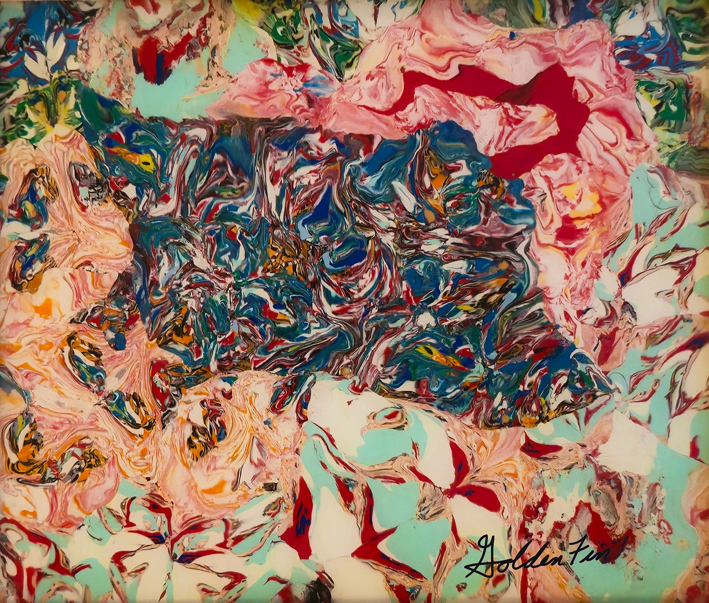 "Ray #2" Print on Wood