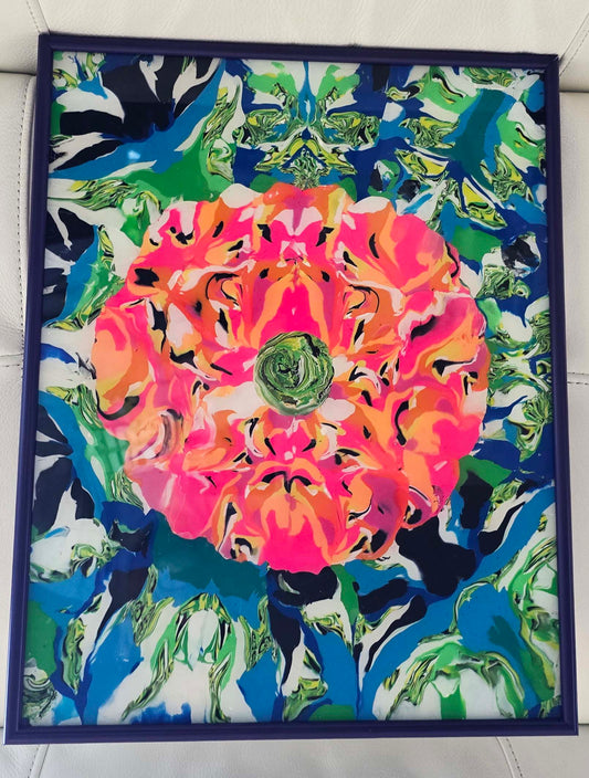 "Flower Power 3.0" Clay Painting