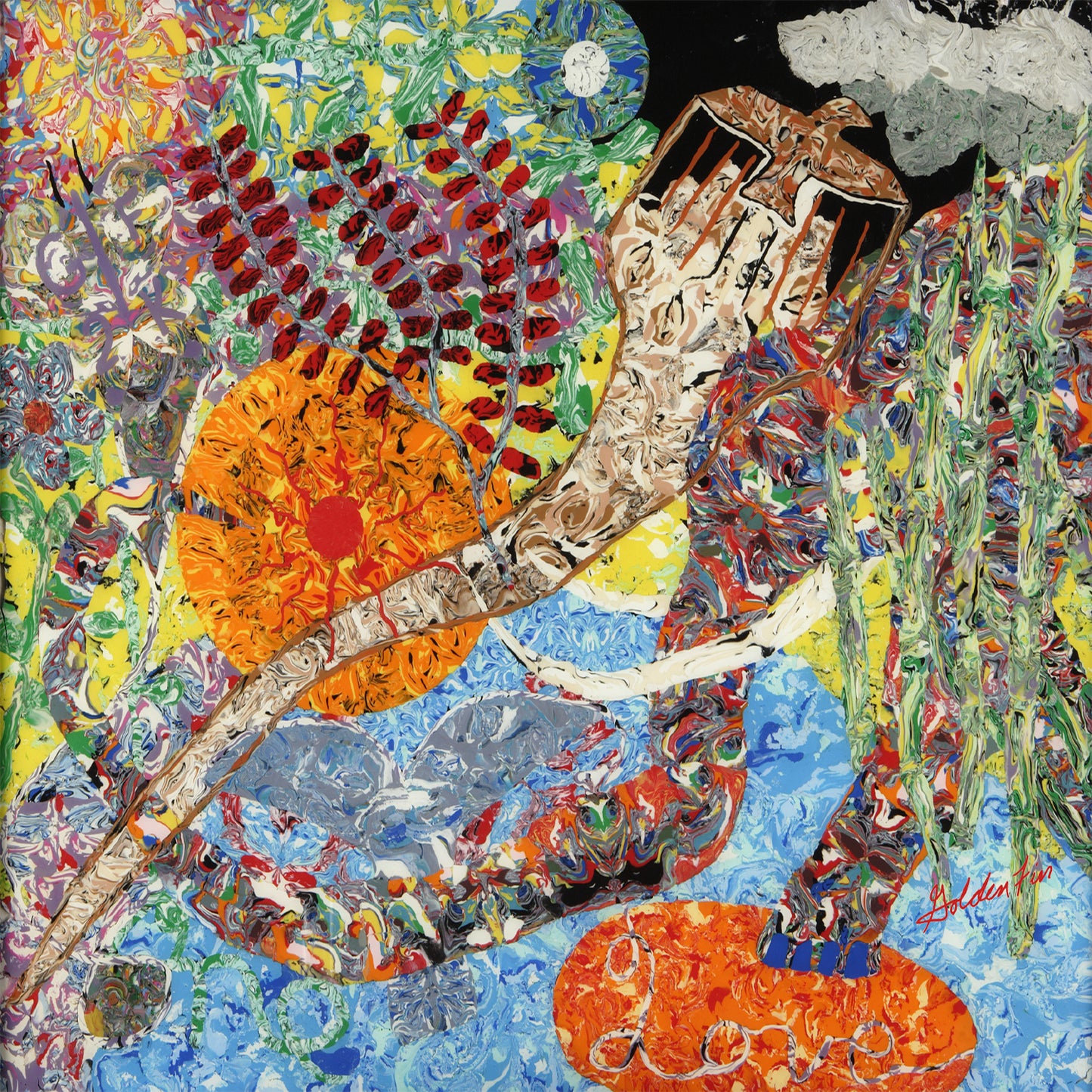 "One Love 2 Suns" 10" x 10" Print